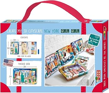 Amazon.com: Avenir 6305080 3D City Craft Set, New York, City